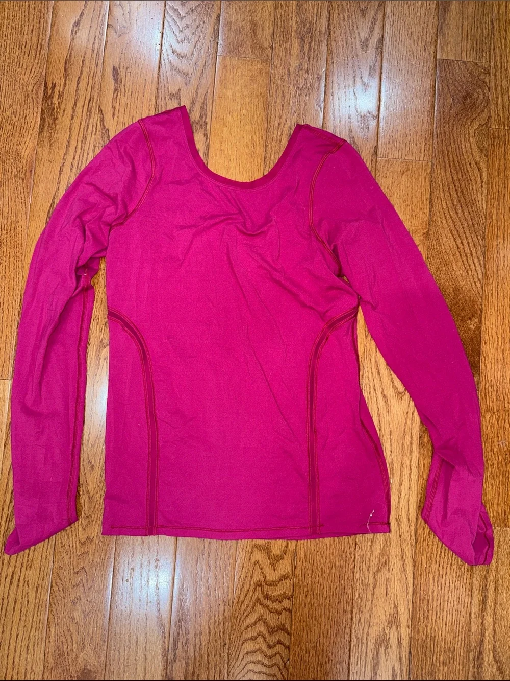 Lululemon Women’s Long Sleeve Scoop Neck Top - Magenta